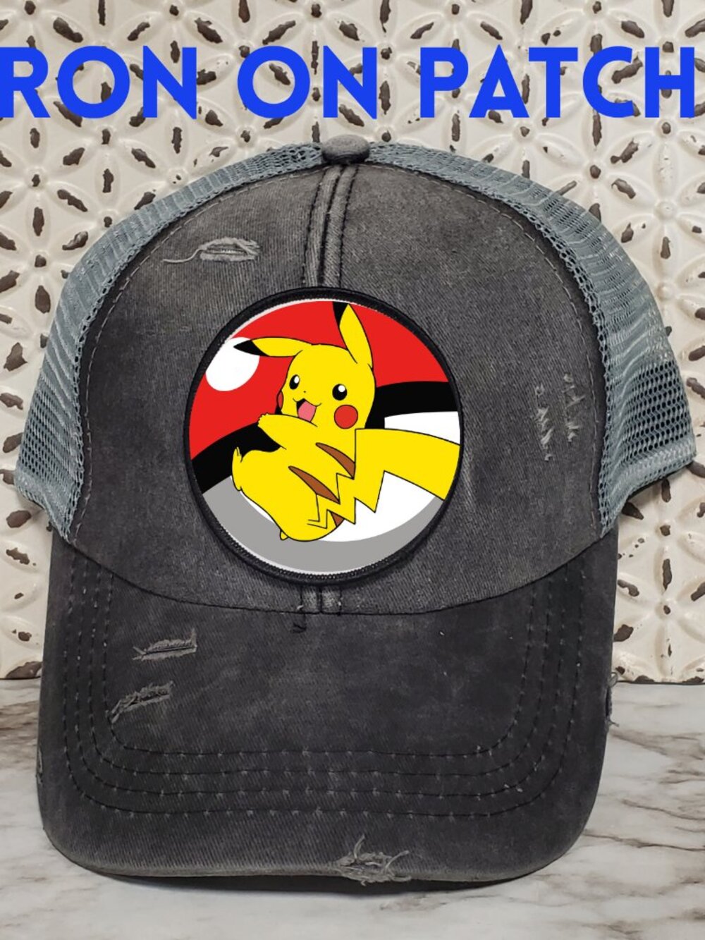 Pokemon Pikachu Iron on Patch